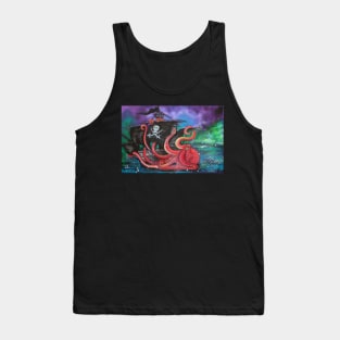 A Pirates Tale - Attack Of The Mutant Octopus Tank Top